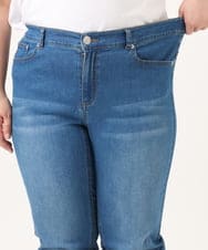 OLLDD13099 eur3(エウルキューブ) 【大きいサイズ】ゆるフィットデニム ライトブルー(50)
