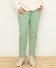 OLLDS05075 eur3(エウルキューブ) 【大きいサイズ】ハイパーストレッチパンツ ライトグリーン(30)