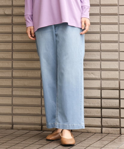 OLLDS08090 eur3 【大きいサイズ】ストレッチワイドデニム