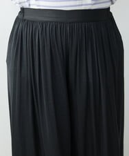 OLLDS24080 eur3(エウルキューブ) 【雑誌掲載】【大きいサイズ】メーテルサテンパンツ ダークグレー(93)