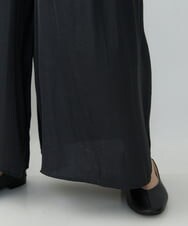 OLLDS24080 eur3(エウルキューブ) 【雑誌掲載】【大きいサイズ】メーテルサテンパンツ ダークグレー(93)