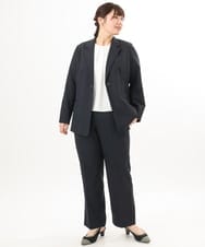 OLLED03139 eur3(エウルキューブ) 【大きいサイズ/11号サイズあり/セットアップ可能】ストレッチセンタープレスパンツ ネイビー