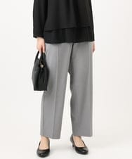 OLLED03139 eur3(エウルキューブ) 【大きいサイズ/11号サイズあり/セットアップ可能】ストレッチセンタープレスパンツ グレー