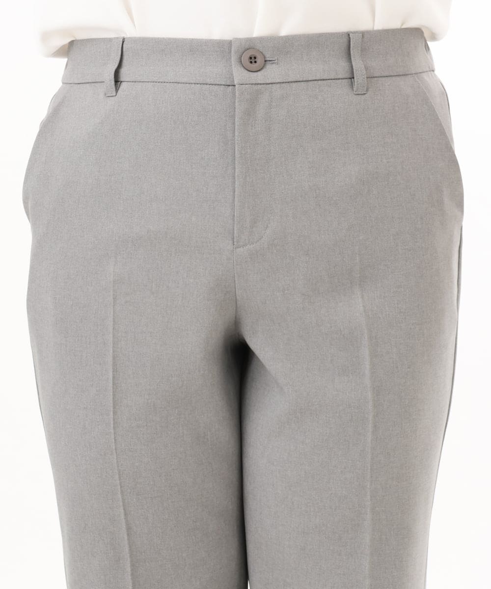 OLLED03139 eur3(エウルキューブ) 【大きいサイズ/11号サイズあり/セットアップ可能】ストレッチセンタープレスパンツ グレー