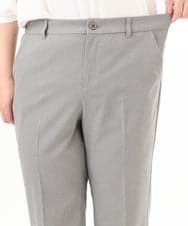 OLLED03139 eur3(エウルキューブ) 【大きいサイズ/11号サイズあり/セットアップ可能】ストレッチセンタープレスパンツ グレー