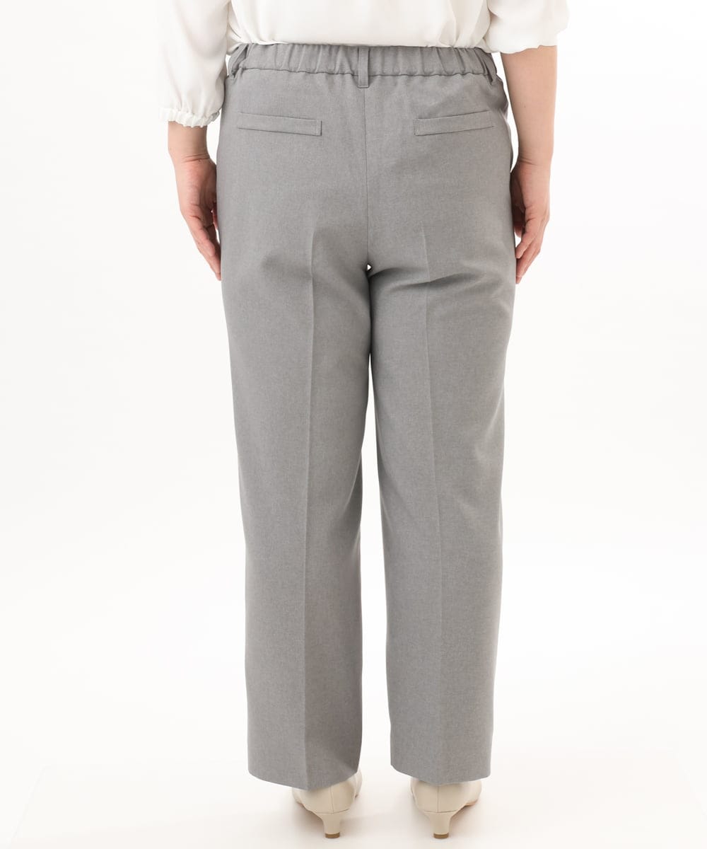 OLLED03139 eur3(エウルキューブ) 【大きいサイズ/11号サイズあり/セットアップ可能】ストレッチセンタープレスパンツ グレー