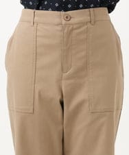 OLLED06099 eur3(エウルキューブ) 【大きいサイズ】ストレッチベイカーパンツ モカ