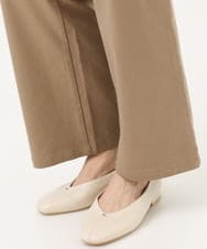 OLLED06099 eur3(エウルキューブ) 【大きいサイズ】ストレッチベイカーパンツ モカ