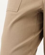 OLLED06099 eur3(エウルキューブ) 【大きいサイズ】ストレッチベイカーパンツ モカ