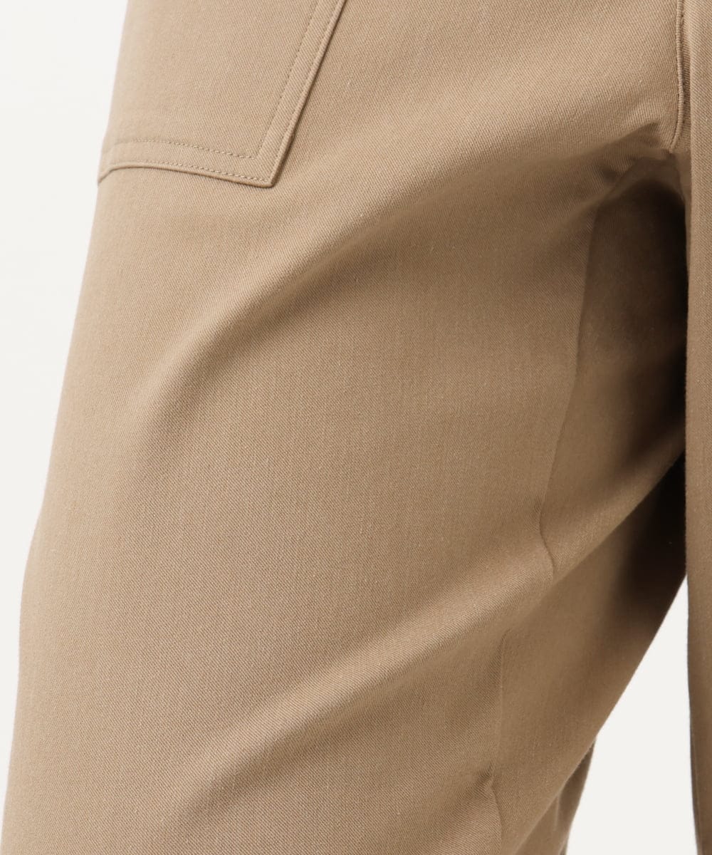 OLLED06099 eur3(エウルキューブ) 【大きいサイズ】ストレッチベイカーパンツ モカ