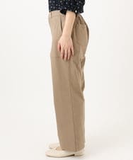 OLLED06099 eur3(エウルキューブ) 【大きいサイズ】ストレッチベイカーパンツ モカ