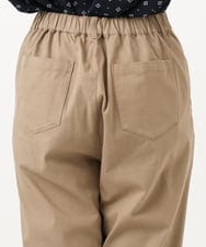 OLLED06099 eur3(エウルキューブ) 【大きいサイズ】ストレッチベイカーパンツ モカ