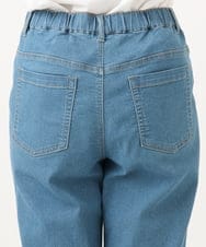 OLLED07109 eur3(エウルキューブ) 【大きいサイズ】ストレッチストレートデニム ライトブルー