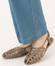 OLLED07109 eur3(エウルキューブ) 【大きいサイズ】ストレッチストレートデニム ライトブルー