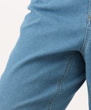 OLLED07109 eur3(エウルキューブ) 【大きいサイズ】ストレッチストレートデニム ライトブルー