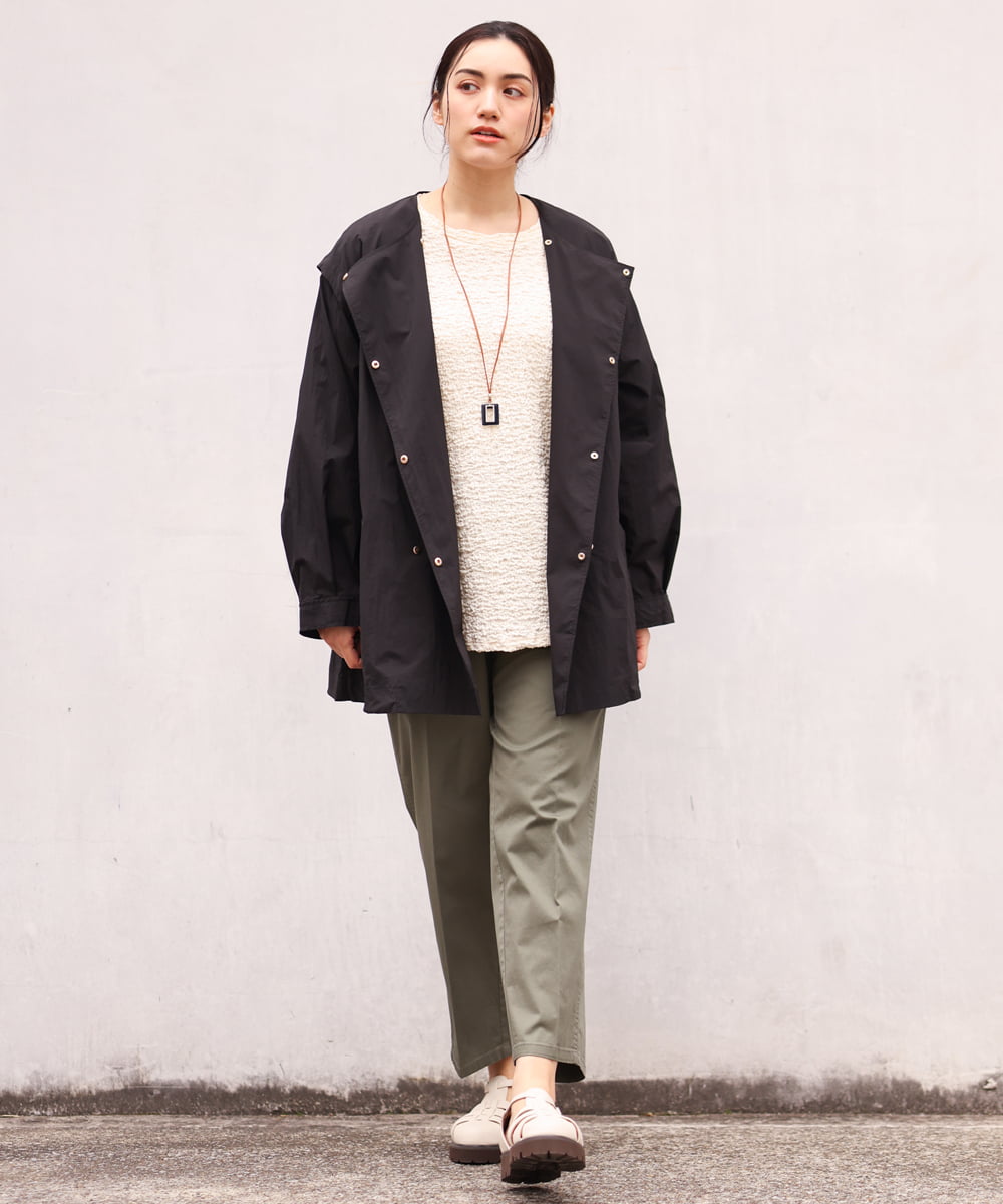 OLLES14100 eur3(エウルキューブ) 【大きいサイズ】ベイカーパンツ カーキ(36)