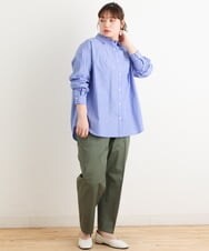 OLLES14100 eur3(エウルキューブ) 【大きいサイズ】ベイカーパンツ カーキ(36)