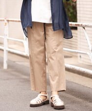 OLLES14100 eur3(エウルキューブ) 【大きいサイズ】ベイカーパンツ ベージュ(82)