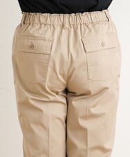 OLLES14100 eur3(エウルキューブ) 【大きいサイズ】ベイカーパンツ ベージュ(82)