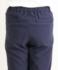 OLLES16080 eur3(エウルキューブ) 【大きいサイズ】さらさらストレッチワイドパンツ ネイビー(57)