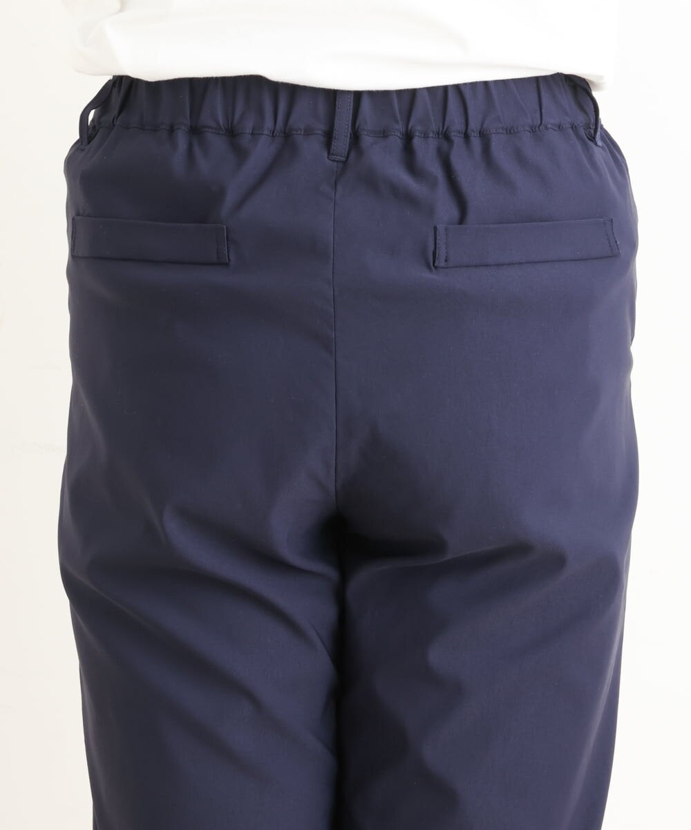 OLLES16080 eur3(エウルキューブ) 【大きいサイズ】さらさらストレッチワイドパンツ ネイビー(57)