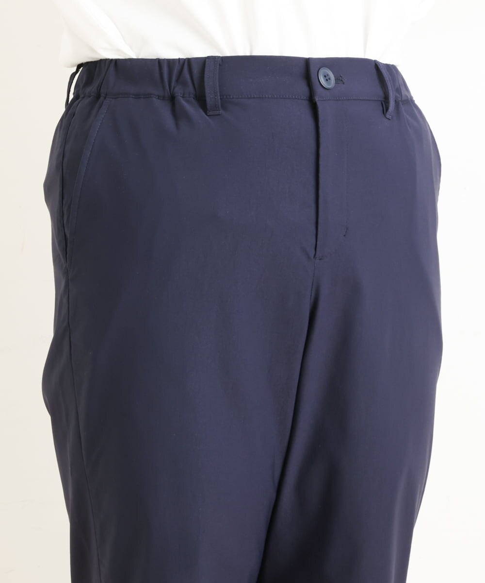 OLLES16080 eur3(エウルキューブ) 【大きいサイズ】さらさらストレッチワイドパンツ ネイビー(57)