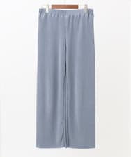 OLLFA03089 eur3(エウルキューブ) 【大きいサイズ/セルフカット可】ジャージープリーツパンツ ライトブルー(50)