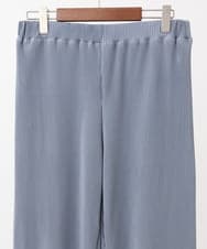 OLLFA03089 eur3(エウルキューブ) 【大きいサイズ/セルフカット可】ジャージープリーツパンツ ライトブルー(50)