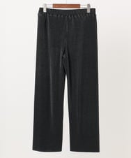 OLLFA03089 eur3(エウルキューブ) 【大きいサイズ/セルフカット可】ジャージープリーツパンツ シルバー(96)