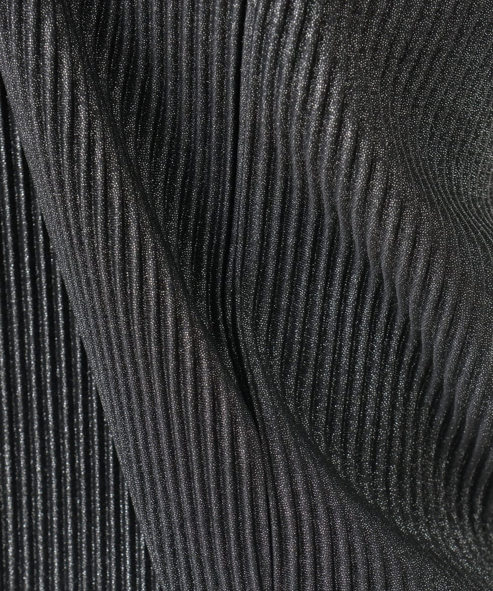 OLLFA03089 eur3(エウルキューブ) 【大きいサイズ/セルフカット可】ジャージープリーツパンツ シルバー(96)