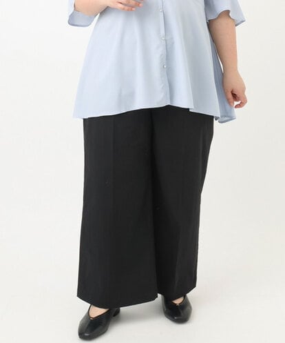 OLLFA28119 eur3 【大きいサイズ】センタープレスワイドパンツ