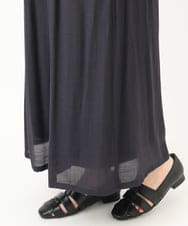 OLLFA29099 eur3(エウルキューブ) 【大きいサイズ】スラブワイドパンツ ネイビー(57)