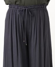 OLLFA29099 eur3(エウルキューブ) 【大きいサイズ】スラブワイドパンツ ネイビー(57)