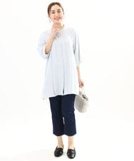 OLLFA33089 eur3(エウルキューブ) 【大きいサイズ/接触冷感】ストレッチデニムパンツ ネイビー(57)
