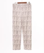 OLLFD19099 eur3(エウルキューブ) 【大きいサイズ/セルフカット可】プリーツパンツ アイボリー