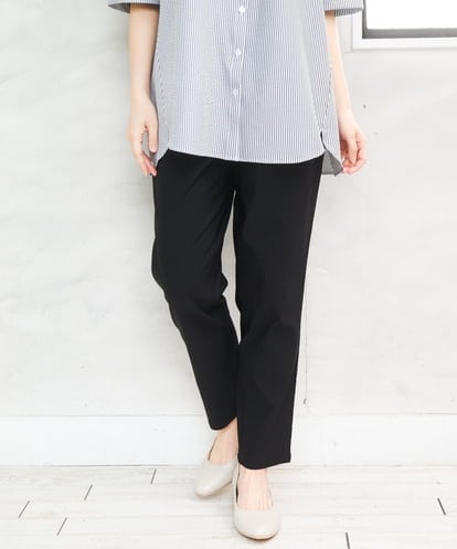 OLLFD25089 eur3 【シリーズ累計販売2万枚！/大きいサイズ】さらさらストレッチテーパードパンツ