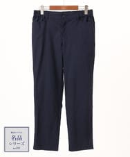 OLLFD27089 eur3(エウルキューブ) 【WEB先行販売】【大きいサイズ】さらさらストレッチストレートパンツ ネイビー(57)