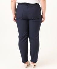 OLLFD27089 eur3(エウルキューブ) 【WEB先行販売】【大きいサイズ】さらさらストレッチストレートパンツ ネイビー(57)