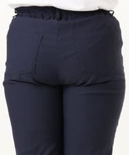 OLLFD27089 eur3(エウルキューブ) 【WEB先行販売】【大きいサイズ】さらさらストレッチストレートパンツ ネイビー(57)