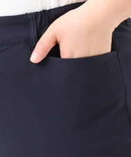 OLLFD27089 eur3(エウルキューブ) 【WEB先行販売】【大きいサイズ】さらさらストレッチストレートパンツ ネイビー(57)