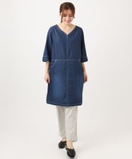 OLLFD27089 eur3(エウルキューブ) 【大きいサイズ】さらさらストレッチストレートパンツ グレージュ(89)