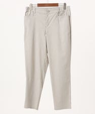 OLLFD27089 eur3(エウルキューブ) 【WEB先行販売】【大きいサイズ】さらさらストレッチストレートパンツ グレージュ(89)