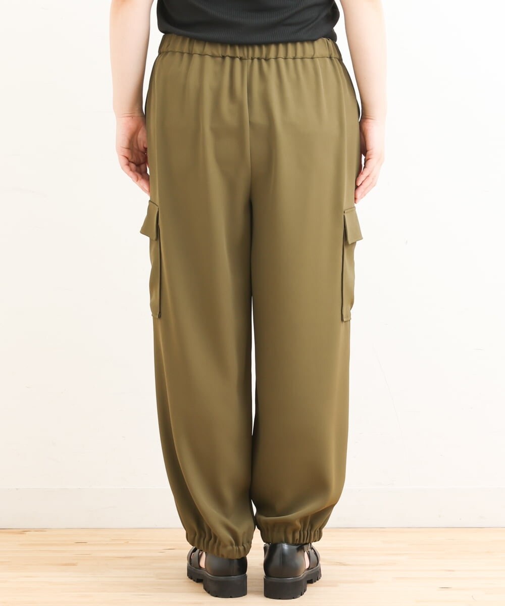 OLLFS22110 eur3(エウルキューブ) 【大きいサイズ】カーゴパンツ カーキ(36)