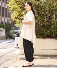OLLFS22110 eur3(エウルキューブ) 【大きいサイズ】カーゴパンツ ブラック(94)