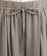 OLLFS23085 eur3(エウルキューブ) 【大きいサイズ】スラブワイドパンツ カーキ(36)