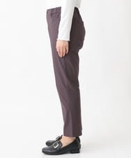 OLLFV11089 eur3(エウルキューブ) 【大きいサイズ】さらさらストレッチストレートパンツ ダークブラウン(87)