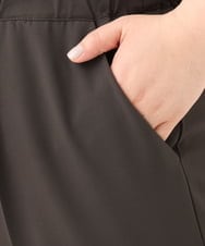 OLLGA17119 eur3(エウルキューブ) 【大きいサイズ/接触冷感】カノコタックテーパードパンツ ダークグレー(93)