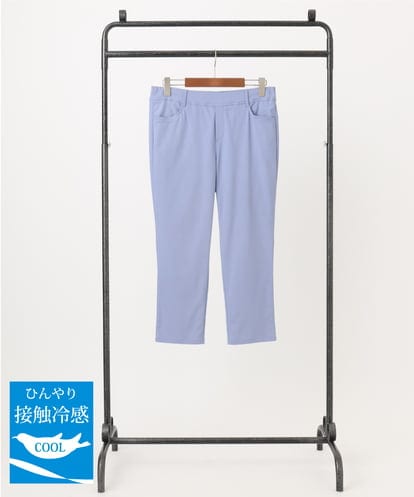 OLLGA26089 eur3 【大きいサイズ/接触冷感】サマーハイパーカットレングスパンツ
