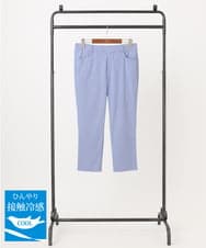 OLLGA26089 eur3(エウルキューブ) 【大きいサイズ/接触冷感】サマーハイパーカットレングスパンツ ブルー(55)