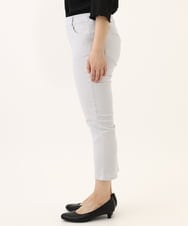 OLLGA26089 eur3(エウルキューブ) 【大きいサイズ/接触冷感】サマーハイパーカットレングスパンツ ライトグレー(91)